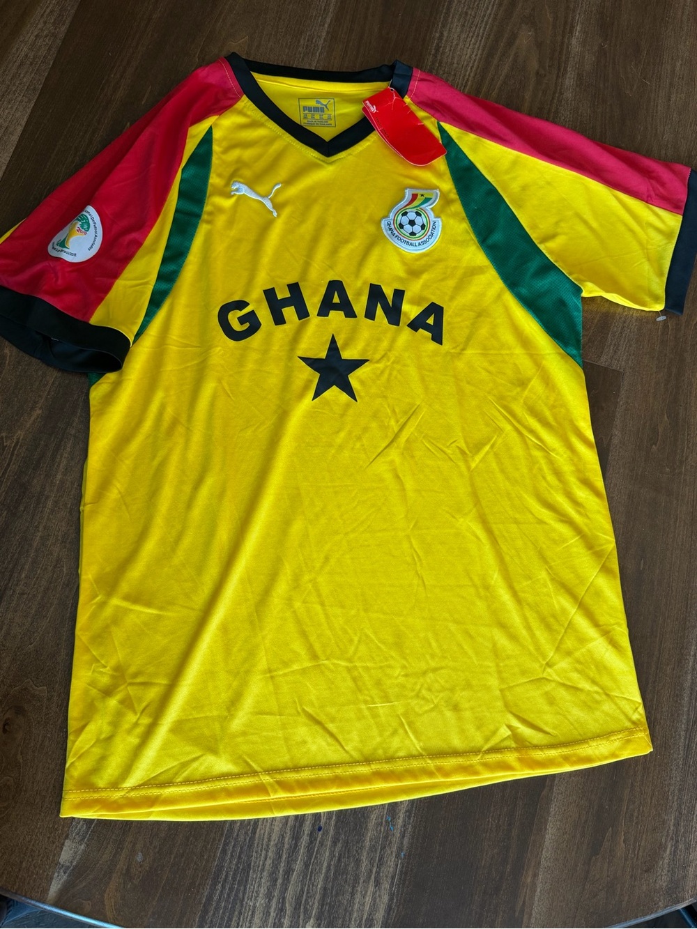 New puma Ghana FIFA Soccer jersey nwt